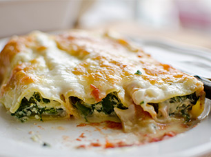 i ricottą, zapiekane z mozzarellą